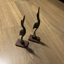  Vintage Hand Carved Bone Horn