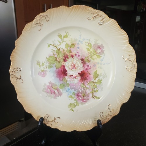 Crown devon handpainted floral - devon,