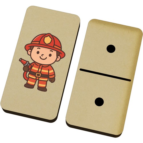 Fire fighter uniform domino - 'fire, uniform'