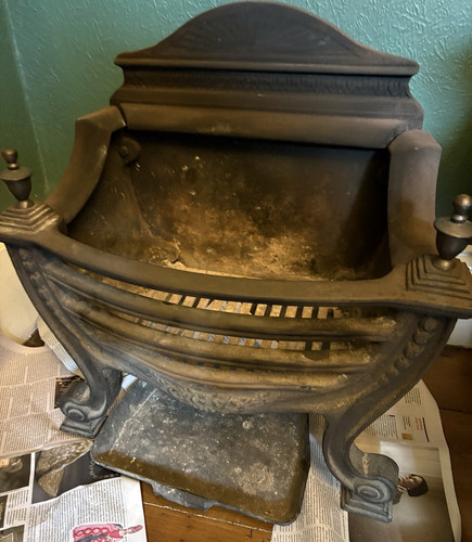 Victorian bow front fireplace - victorian,