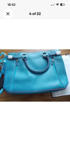 Avon representative blue tote - blue,
