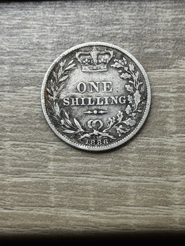 Victoria shilling 1886 - shilling,,