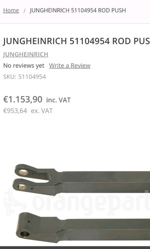 Jungheinrich push rod 5110495 - jungheinrich,