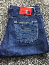 Brand New Mens Etienne Ozeki Denim Jeans Dark Blue W34 L31