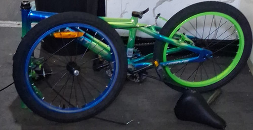 Bmx bike green blue for - bmx,