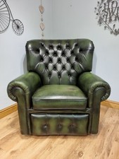 Green Chesterfield Vintage