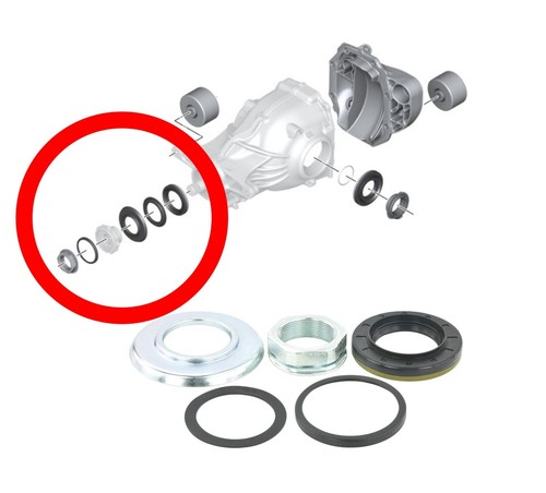 Rear differential oil seal - rear,