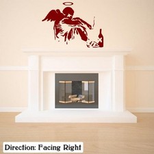 Banksy Fallen Angel XXL 120cm x 160cm Huge Amazing Wall Stickers. Many colours.