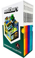 Minecraft Collection 8 Books Box Set (Minecraft Guides) Creative,Survival,Red 
