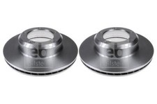 x2 Brake Discs Front FOR RANGE