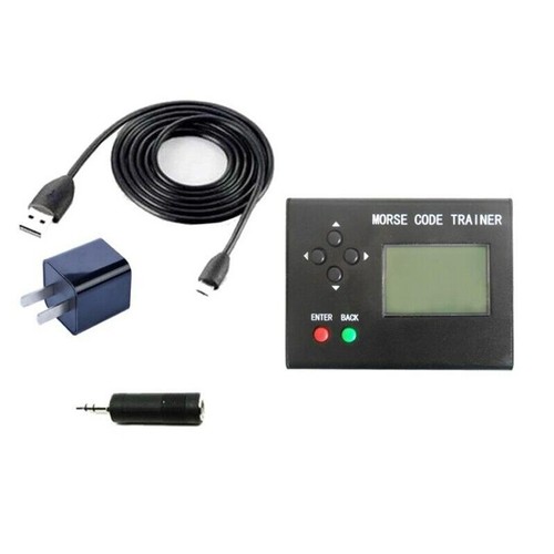 New morse code trainer - new, lcd