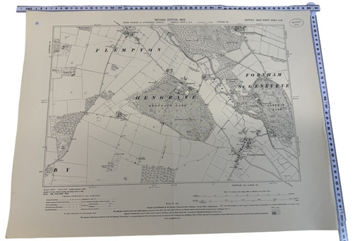 Antique 1904 ordnance survey - antique,