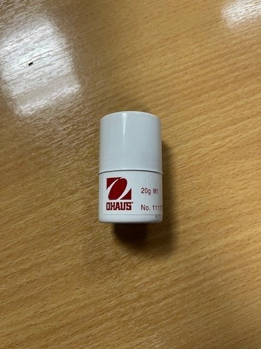 Ohaus 20g callibration - m1,