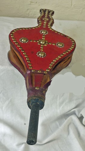 Vintage leather bellows with - vintage,