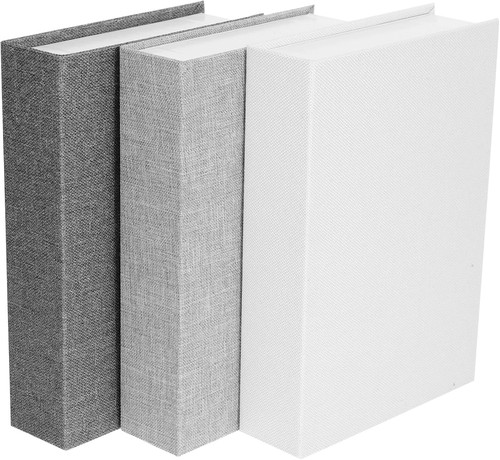 Faux books decorative set - set, of