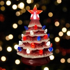 Ceramic Vintage Red 5 inch