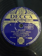 1956 DAVID WHITFIELD 10" 78 -