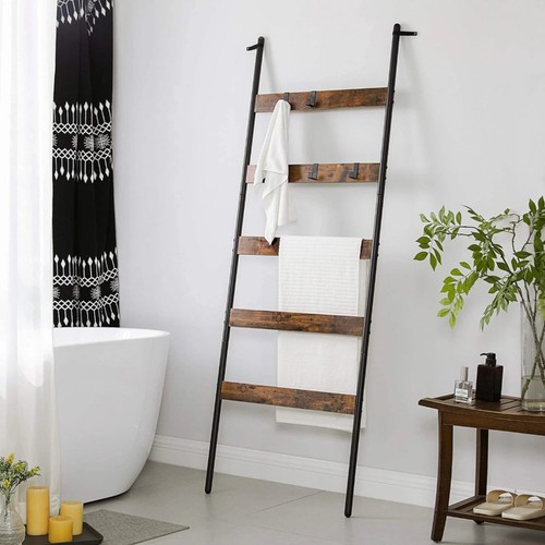 Tall rustic towel rack - rustic,