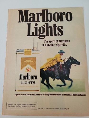 1978 marlboro lights - 1978,