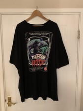 Sergeant Thunder Hood Graphic Detail Gildan Black T Shirt 5XL Sold Out