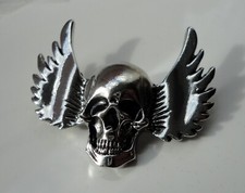 Macabre skull wings biker - macabre,