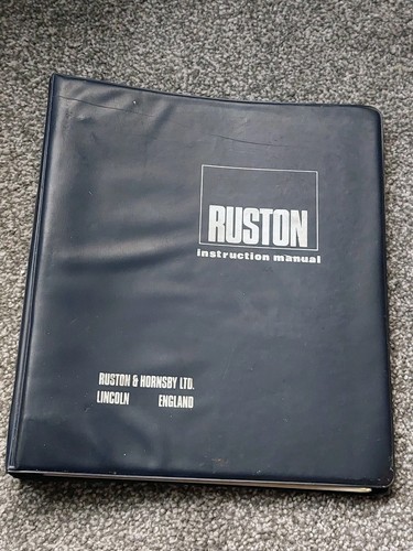 Ruston instruction - ruston,