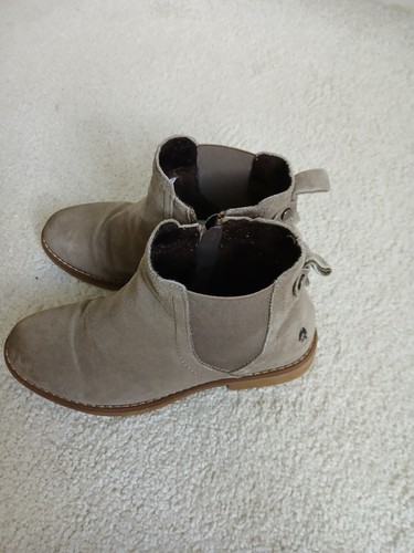 Hush puppy suede boots - boots, size
