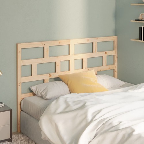 Pine wood bed headboard - wood,