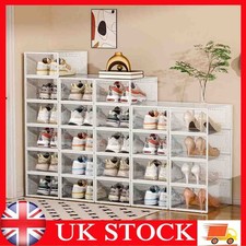 12pcs transparent shoe - shoe, storage