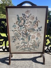 Antique Fire Screen Flower