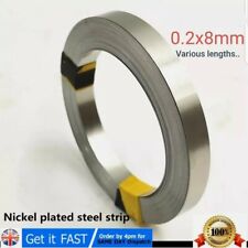 0.2 x 8mm Nickel Plated Steel