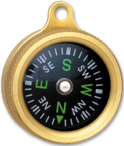 Marbles pocket compass brass - marbles,