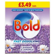 BOLD Washing Powder Lavender & Camomile 600g 10 Washes Boxes (PACK OF 3, 6)