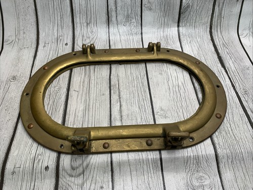 Antique brass ship boat - antique, m