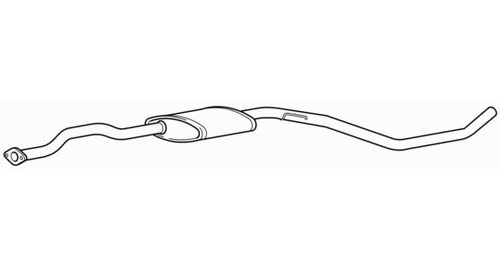 Quality centre exhaust middle - exhaust,