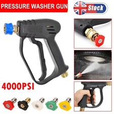 High Pressure Washer Gun Handle with 5 Water Nozzles 4000 PSI Car Wash Jet Wash