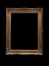 Vtg Ornate Antique Gold Gesso