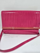 Ted Baker Haana Quilted Enamel Crossbody Bag in deep pink Party Evening