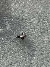 Genuine Rolex 7mm Steel Crown With a genuine Tube For Daytona, Submariner, Etc