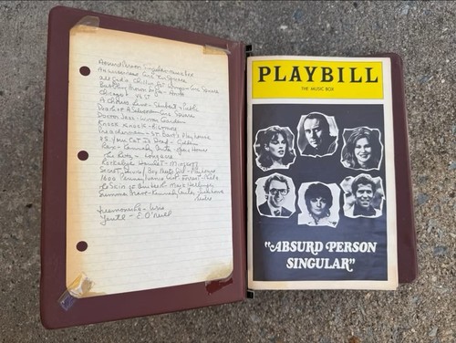 Vintage broadway playbill - vintage,