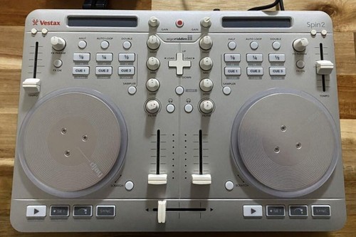 Vestax spin turntable - spin, dj