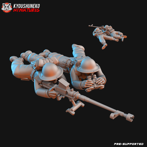 British sniper anti - sniper, team
