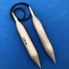 KnitPro "Basix" Birch Wood Jumbo Circular Knitting Needles 25mm x 80cm