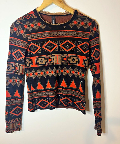 Marc cain black - cain, black/orange/beige