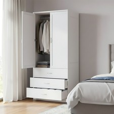2 Door Bedroom Tall Wardrobe