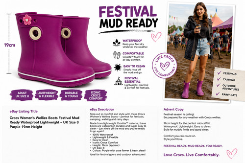 Crocs pink wellies women - crocs,
