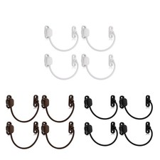 XFORT 4 Pack Viper Thumbturn Locking Cable Window Restrictor