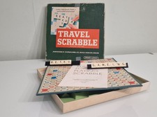 Seriously Old School Cool Travel Scrabble Retro Vintage Fun Game