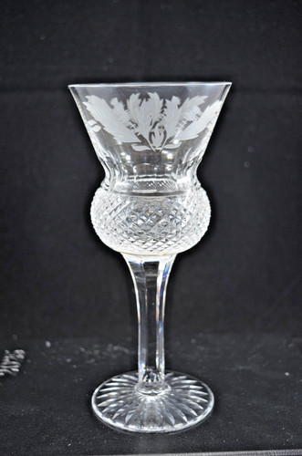 Edinburgh crystal thistle - edinburgh,