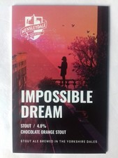 Wensleydale Brewery Pump Clip